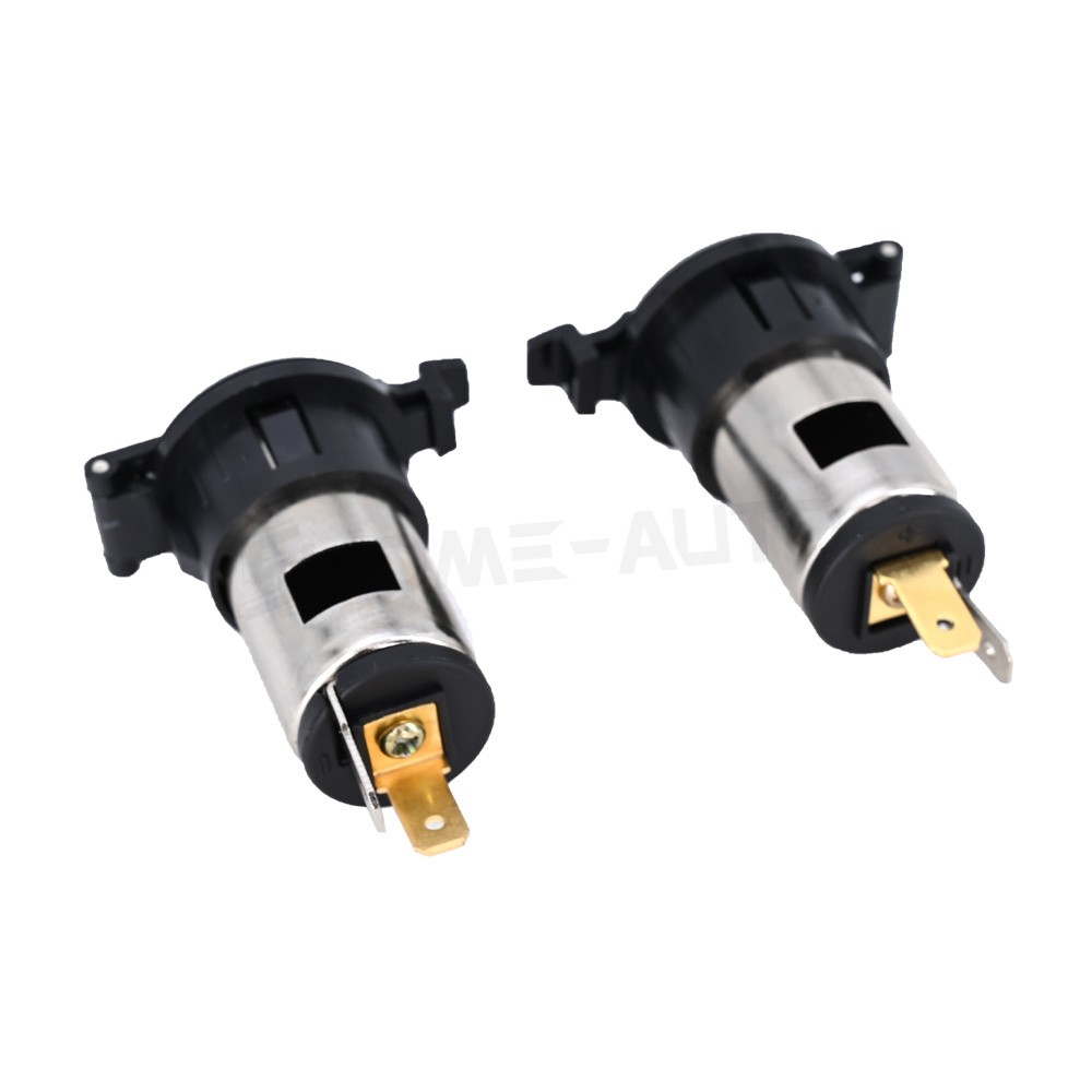 Pair DC 12V 120W Car Cigarette Lighter Female Power Outlet Socket Replacement