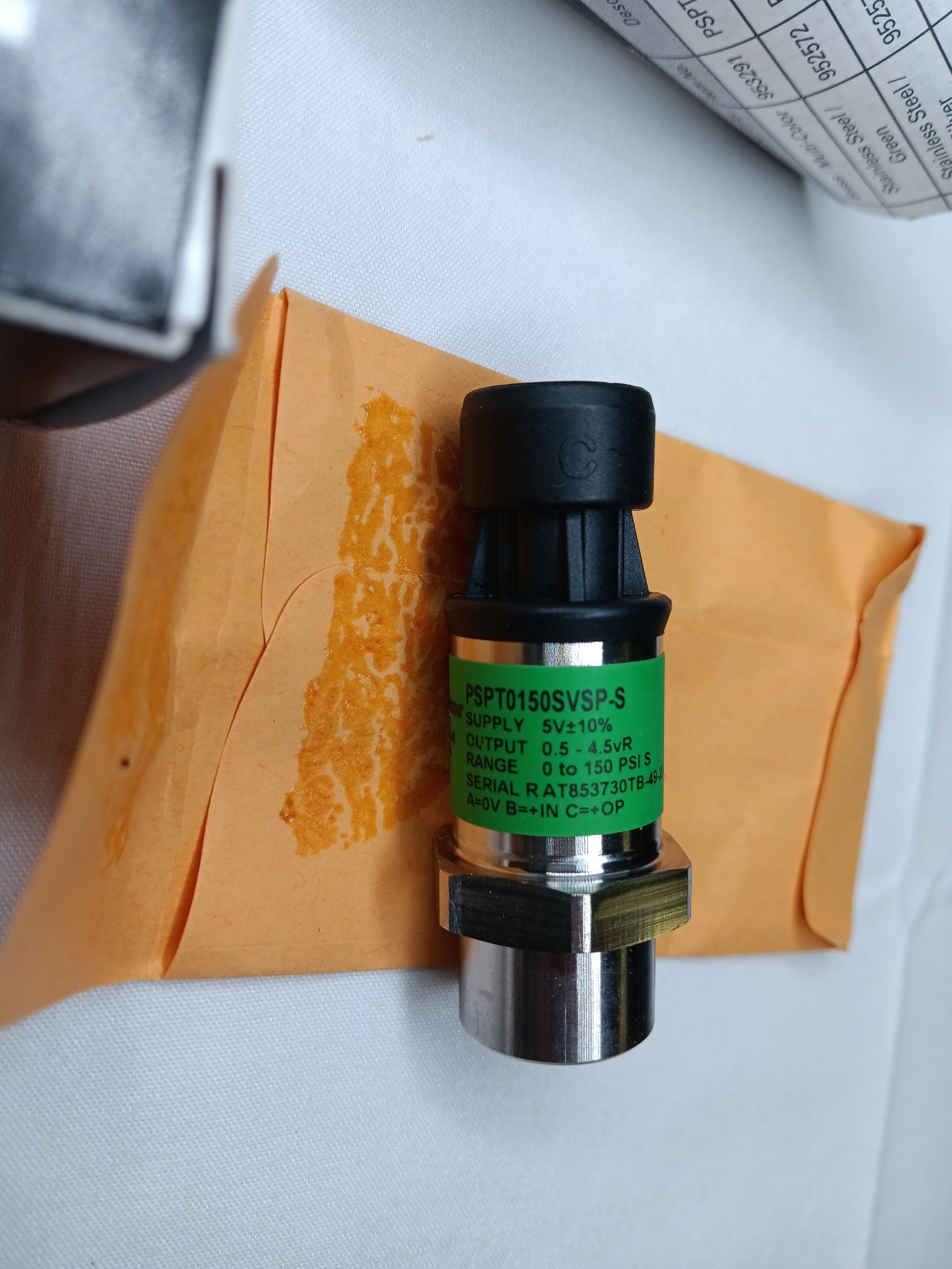 Sporlan PSPT0150SVSP-S Pressure Transducer Temp Sensor Item #952572 New in Box