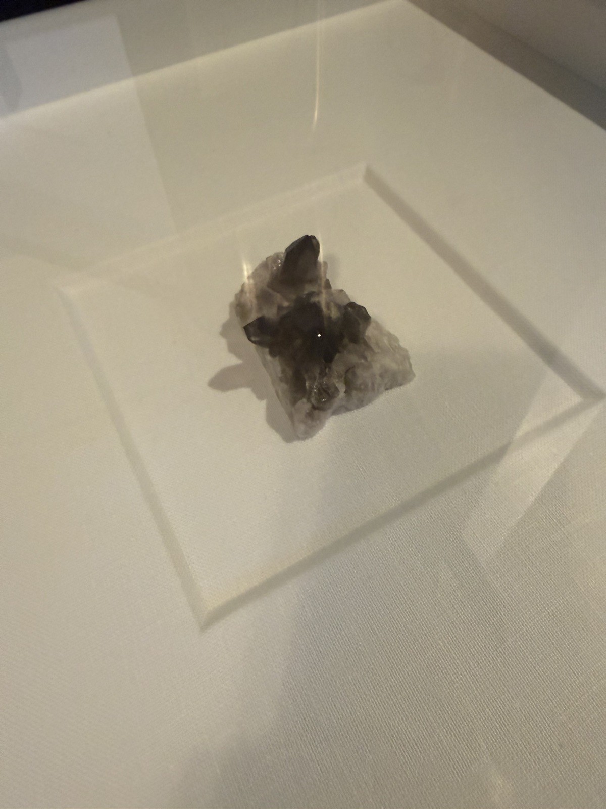 Restoration Hardware NATURAL CRYSTAL ON LINEN - SMOKY QUARTZ