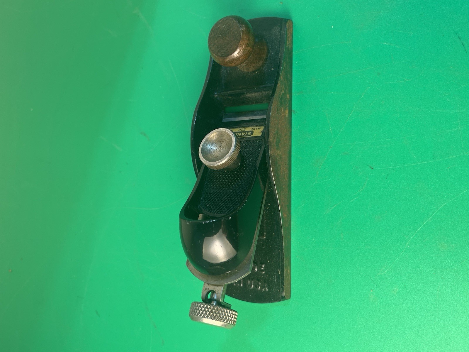 VTG Stanley No. 220 Wood Plane USA