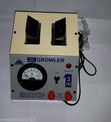 ARMATURE GROWLER TESTER WITH METER WITH PROBE