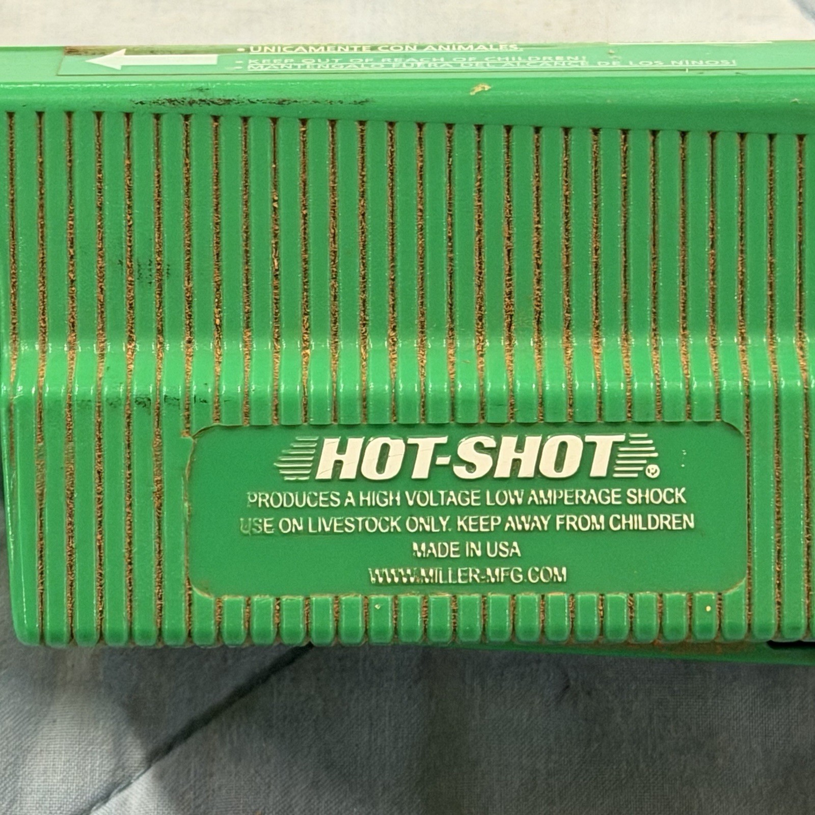 Hot-Shot The Green One Electric Livestock Prod HS2000 6xC Batteries TESTED WORKS