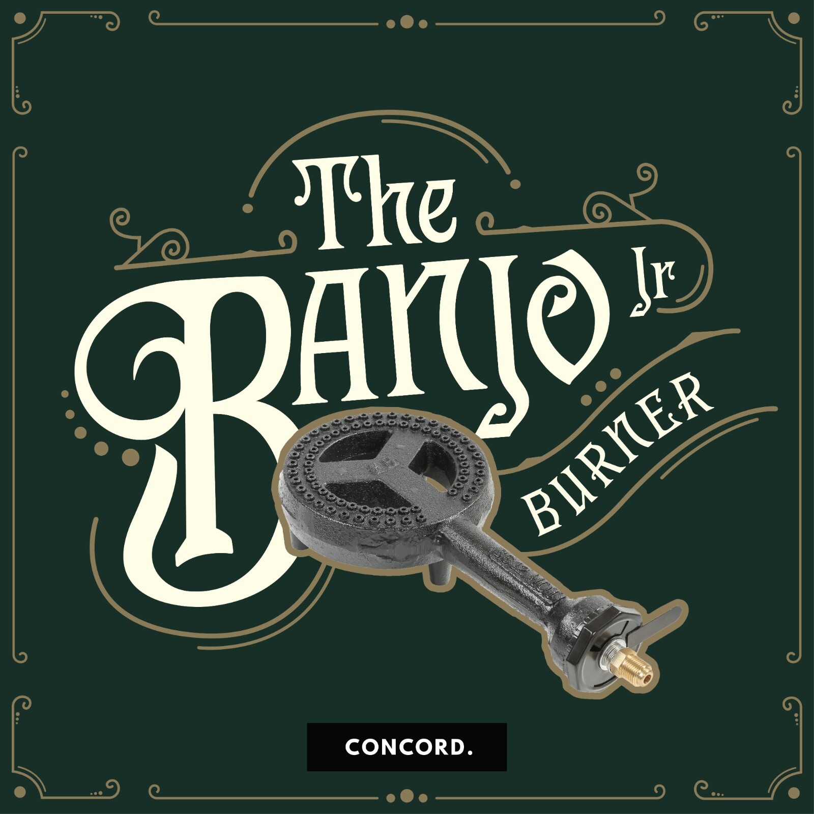 CONCORD 6" High Pressure Banjo Jr Burner Head