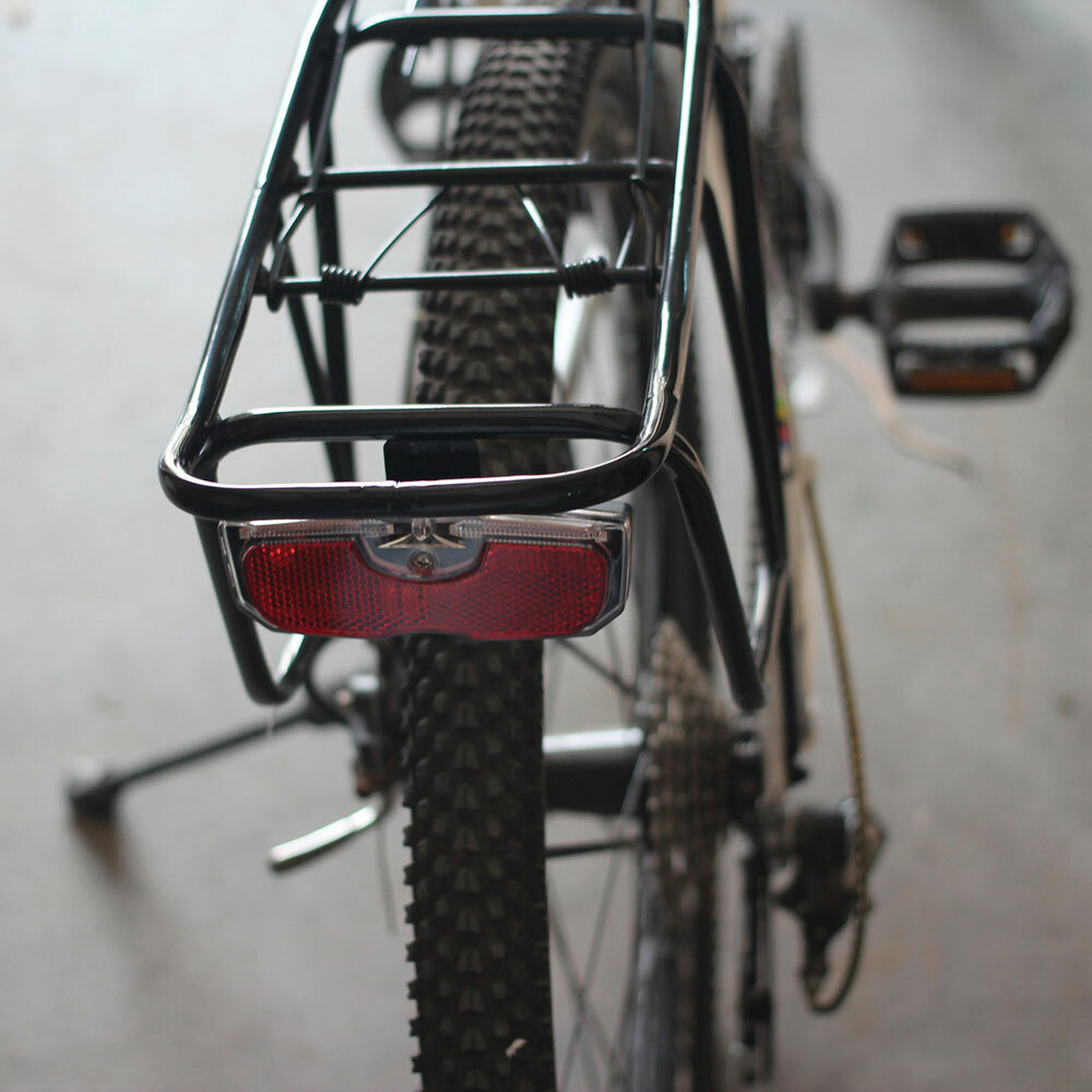 Bike Cycling Bicycle Rear Reflector LED Tail Light Fit For Luggage Rack Acces US