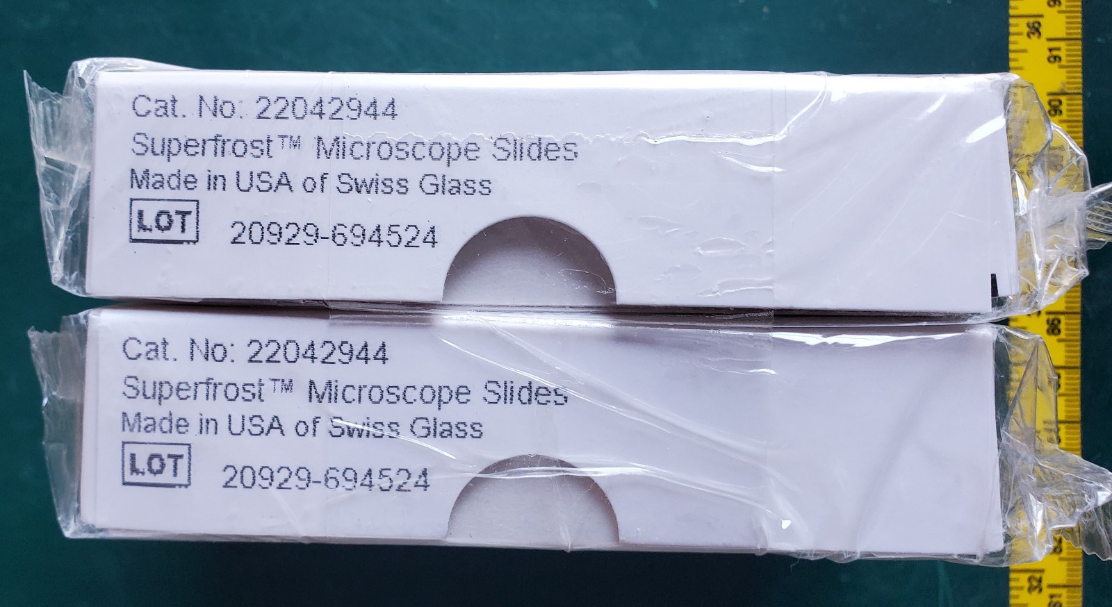 (144) FISHER Superfrost 3" x 1" x 1.2mm Microscope Slides 22042944