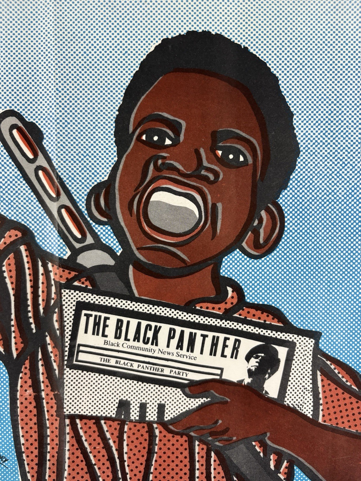 BLACK PANTHER PARTY Orig Poster 1969 BPP Emory Douglas ALL POWER TO THE PEOPLE