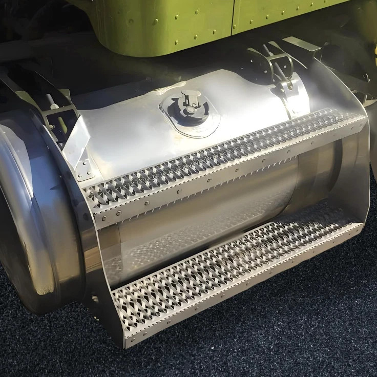 Top & Bottom 26" Fuel Tank Step w/ Bracket Aluminum For Peterbilt 579 All Models