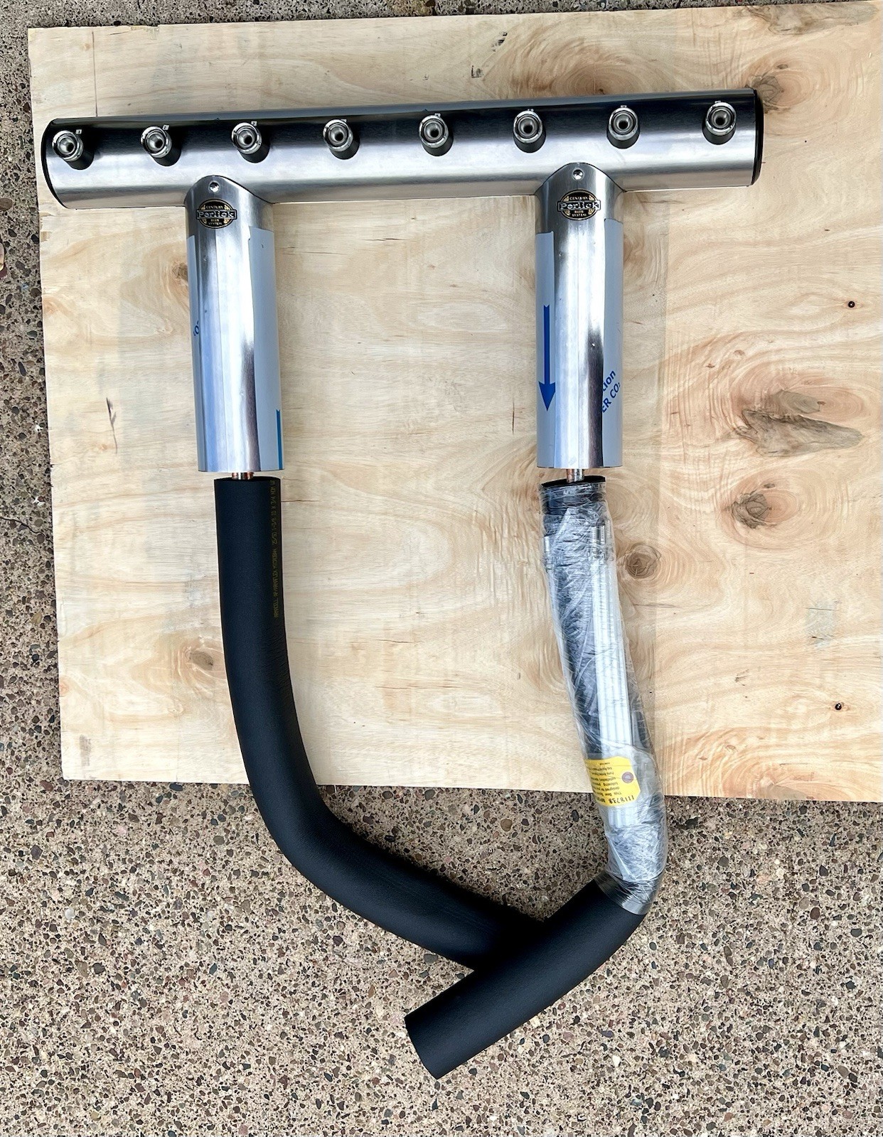 Perlick Winged Bridge Tower for Century System, 8 Faucets, NEW!