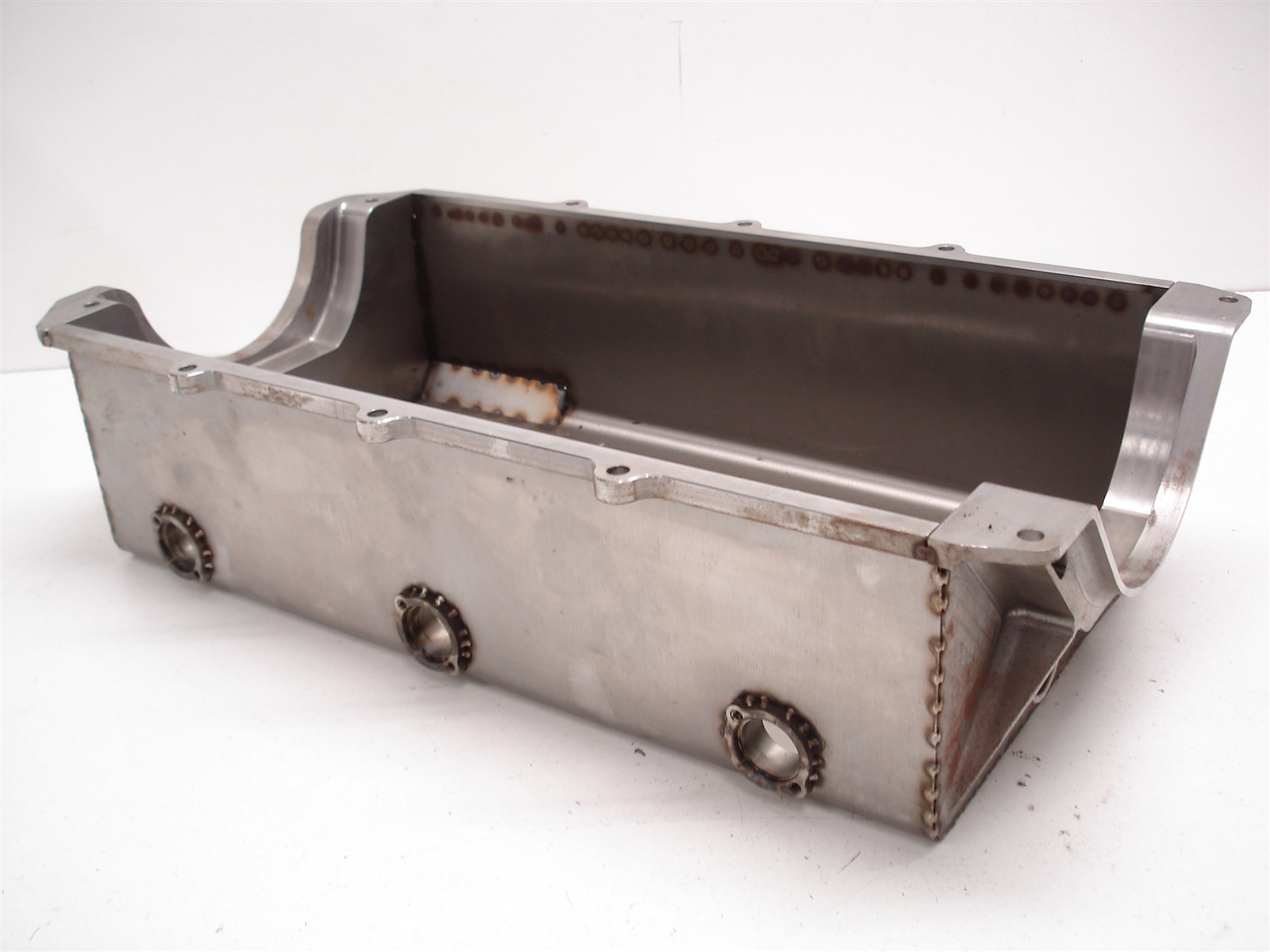 NEW PARTIALLY FINISHED NASCAR HENDRICK GM R07 R07.2 STAINLESS DRY SUMP OIL PAN