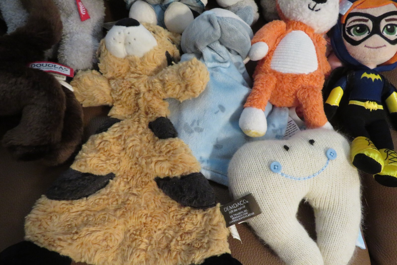 Mixed Lot of Stuffed Animals TY Hello Kitty Douglas Little Me Demdaco & more