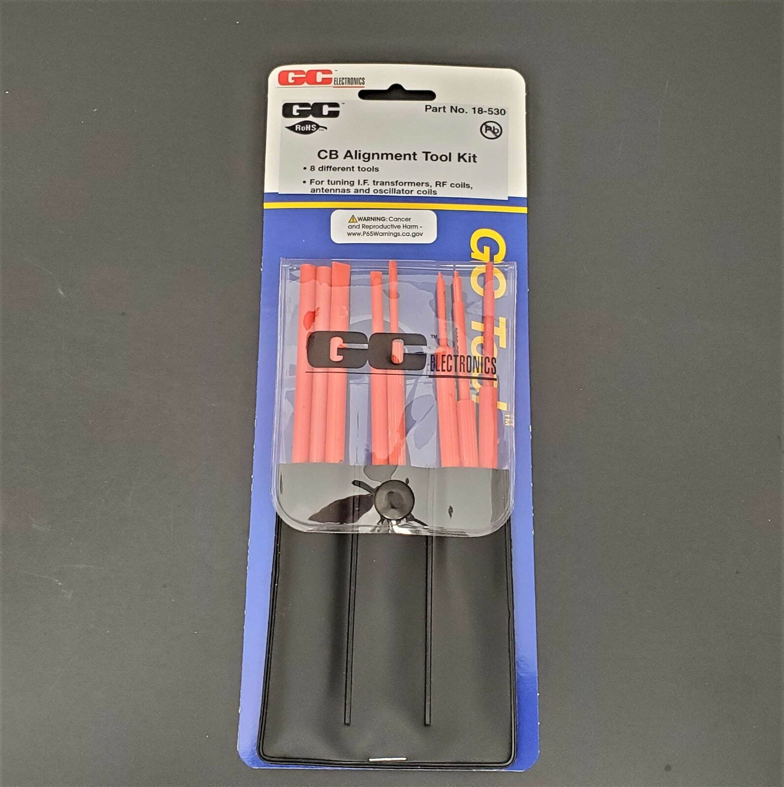 GC 18-530 - 8 Piece TV / CB / Radio Alignment Tool Set Kit - w/ Pouch - NEW!
