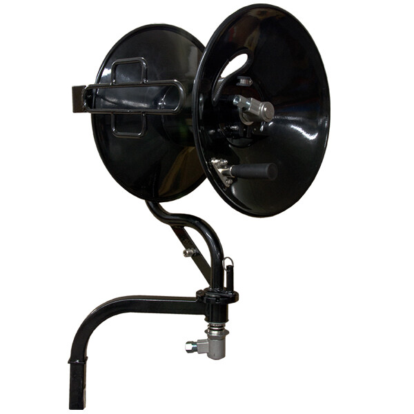 General Pump 3/8" x 200' 5000 PSI Pivot Pressure Washer Trailer Mount Hose Reel