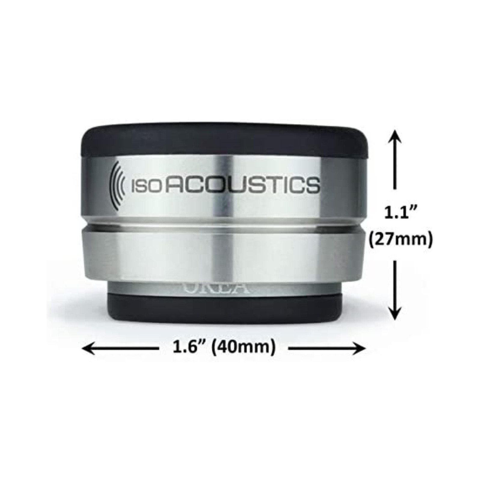 IsoAcoustics OREA Series Audio Component Isolation Feet (Graphite - 4 lbs/Unit)