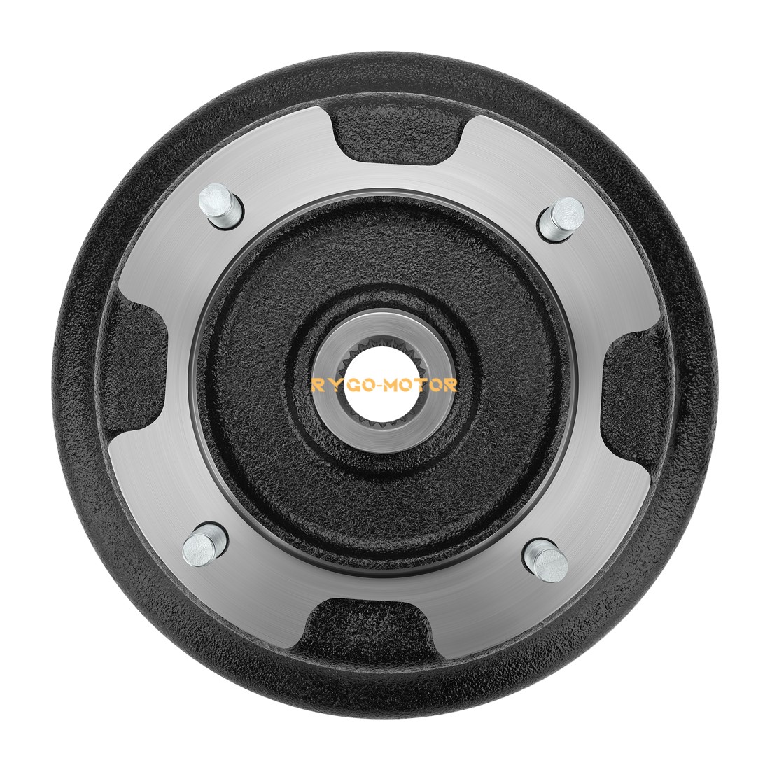 2PCS Front Brake Drum W/Bolts & Shoes Kit for Kawasaki Mule 600 610 SX KAF400 XC