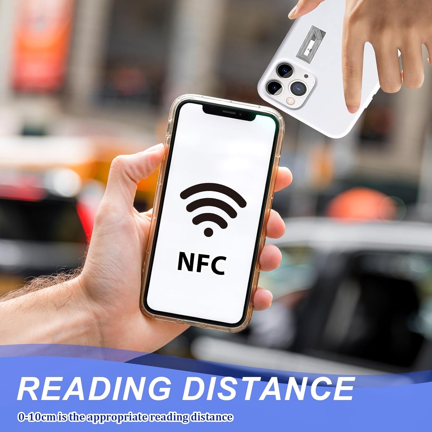 40 Pcs NFC Tags Sticker with Original NTAG213 Chip NFC Stickers Adhesive Labels