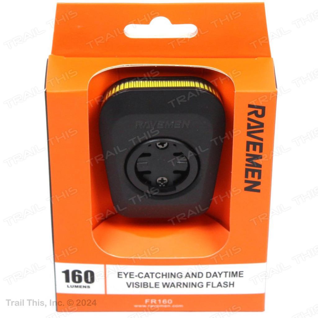 RAVEMEN FR160 Bicycle Headlight Computer USB Rechargeable Garmin-Compatible