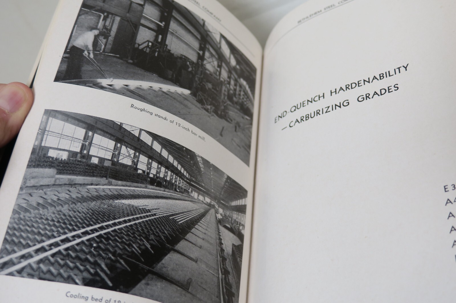 1946 BETHLEHEM STEEL PROPERTIES OF CARBON & ALLOY STEELS BOOK w/Mailer