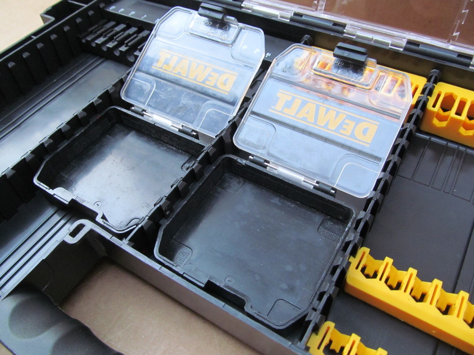 DeWalt Large Tough Case Stackable Storage Case, New Empty