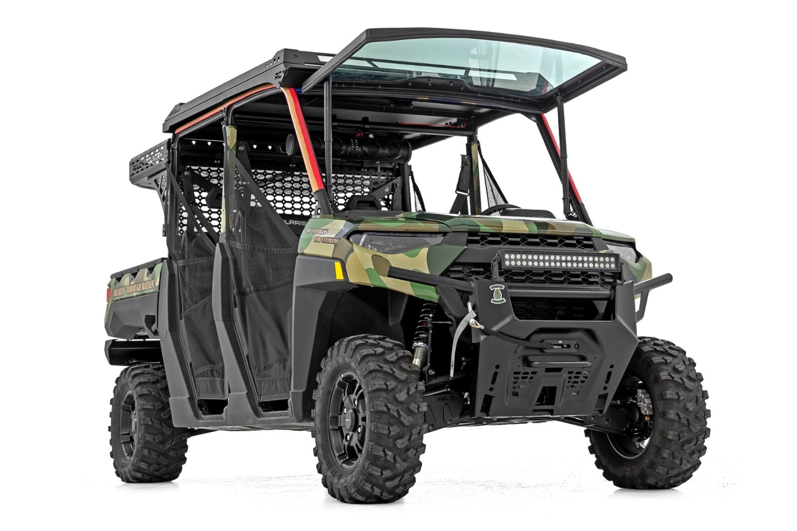 Rough Country Electric Tilt Windshield | Glass | Polaris Ranger XP 1000