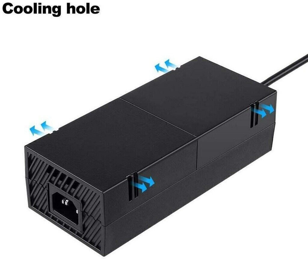 New Power Supply PSU Brick w/ Cord For Xbox One Console AC Adapter 100-240V