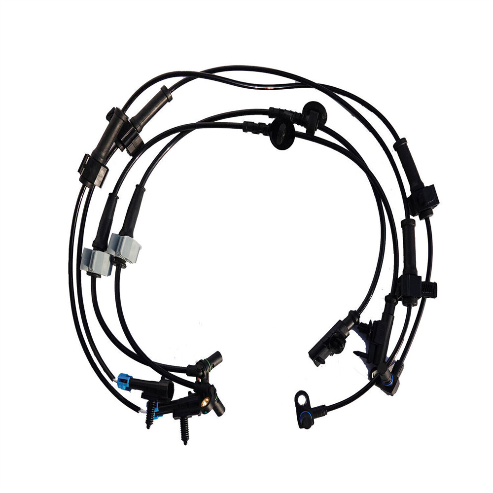 Front and Rear Left & Right ABS Wheel Speed Sensor 2 Pair for Chevy Silverado