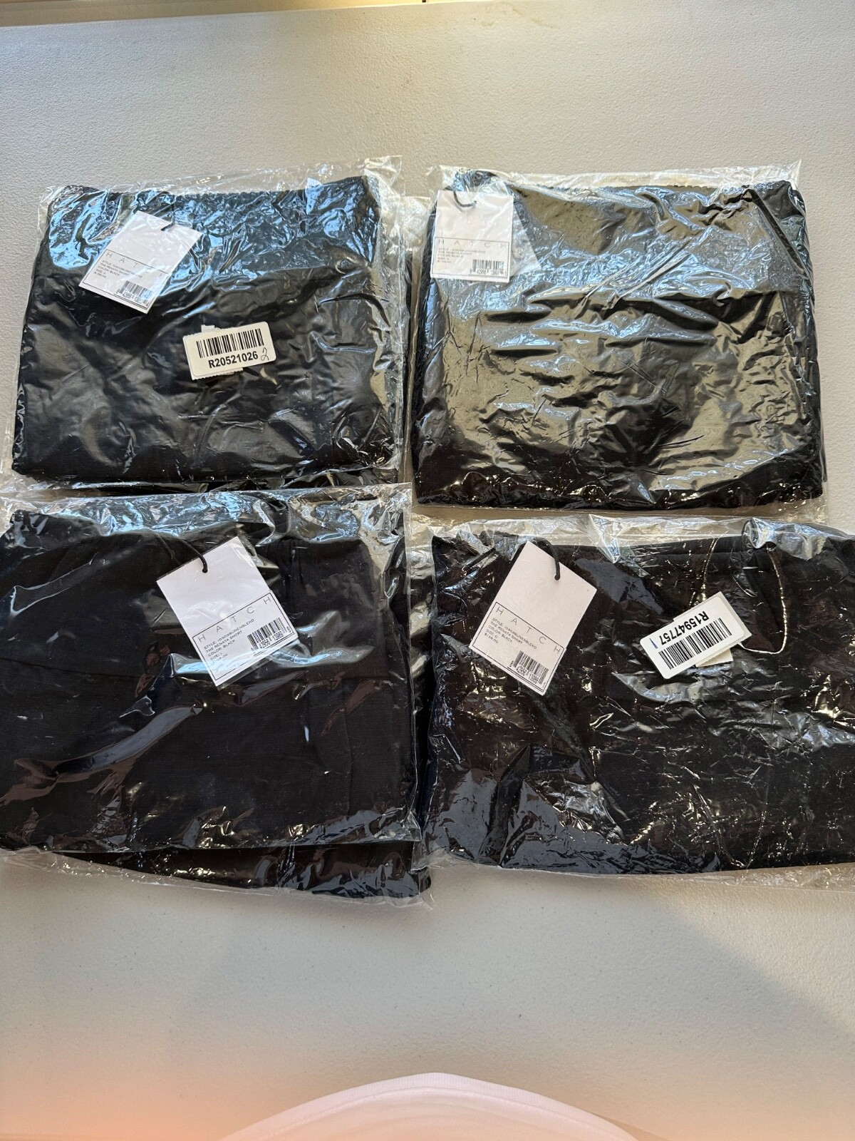 Hatch Maternity Women's THE RENATA SHORT Linen/Viscose Black $138 NEW