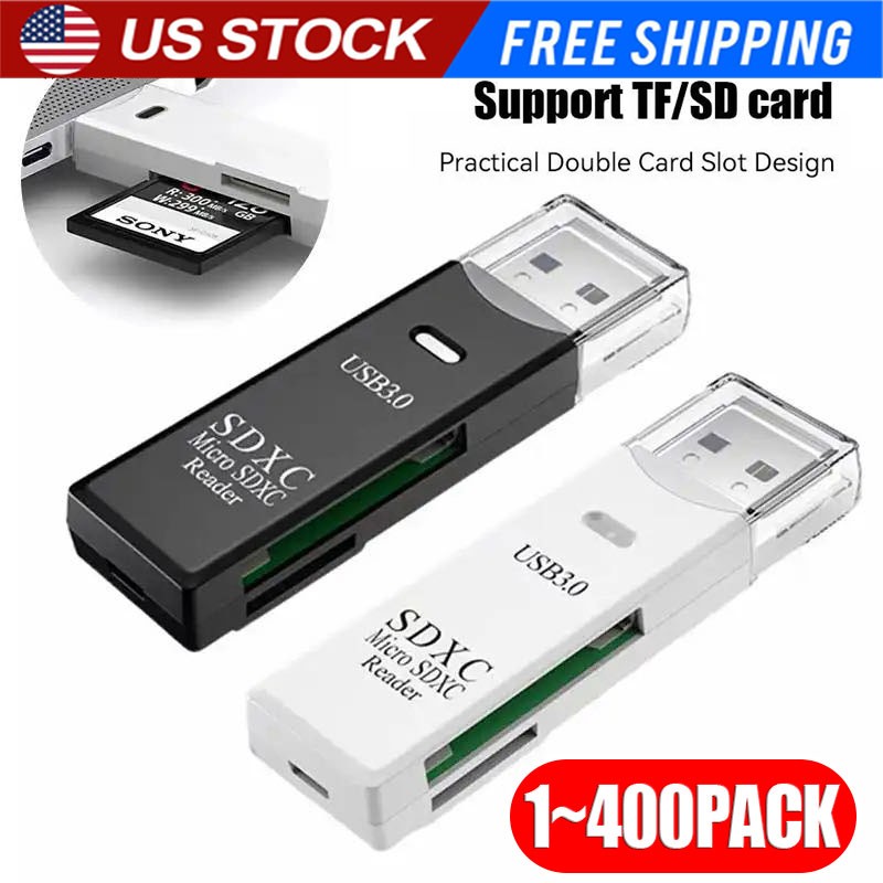 USB3.0 SD Card Reader for PC Micro SD Card to USB Adapter for Camera MemoryC lot