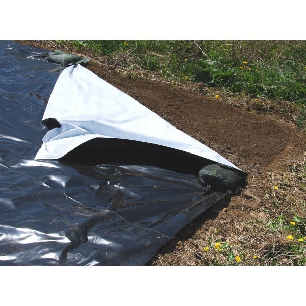 Farm Plastic Supply - Weed Control 6 Mil Black/White Polyethylene Sheeting