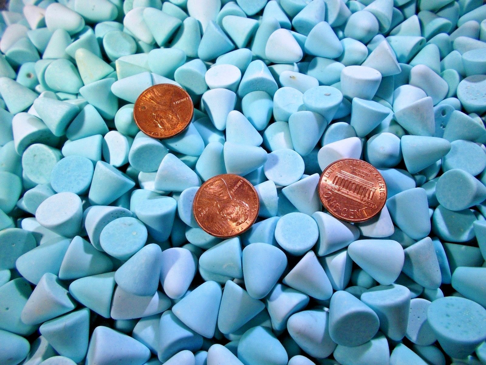 PORCELAIN TUMBLING MEDIA Finish Polish Metals in ROTARY VIBRATORY TUMBLER 4 Lbs