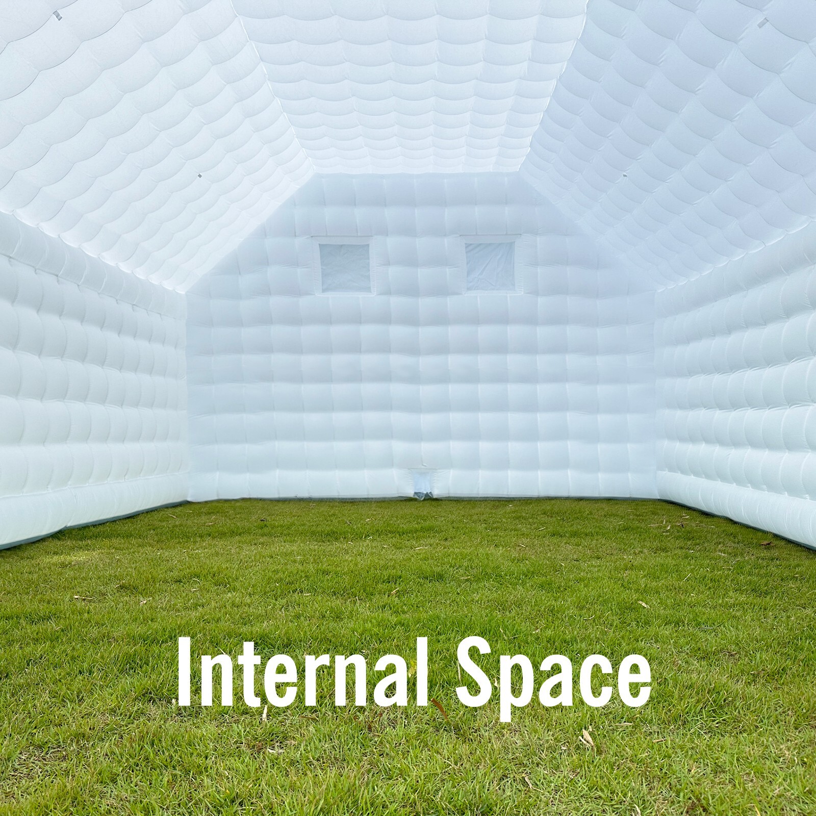 OZIS 20FT Inflatable Cube Wedding Tent Nightclub Tent Custom Logo White Portable