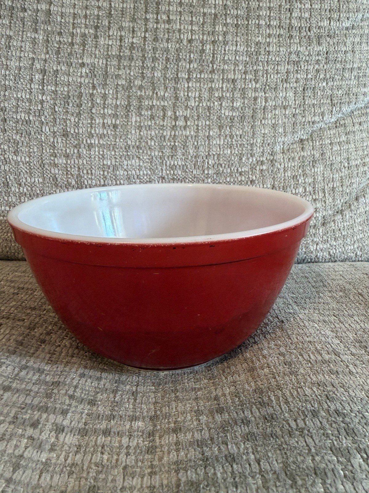 VTG Pyrex Primary Colors Mixing Bowls Set of 3 Yellow 404, Green 403, Red 402