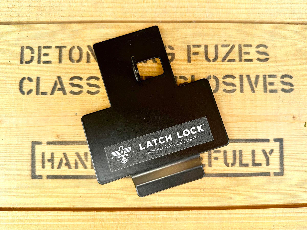 LATCH LOCK ammo can security locking device (w/ No Lock) for .50 cal and Fat 50