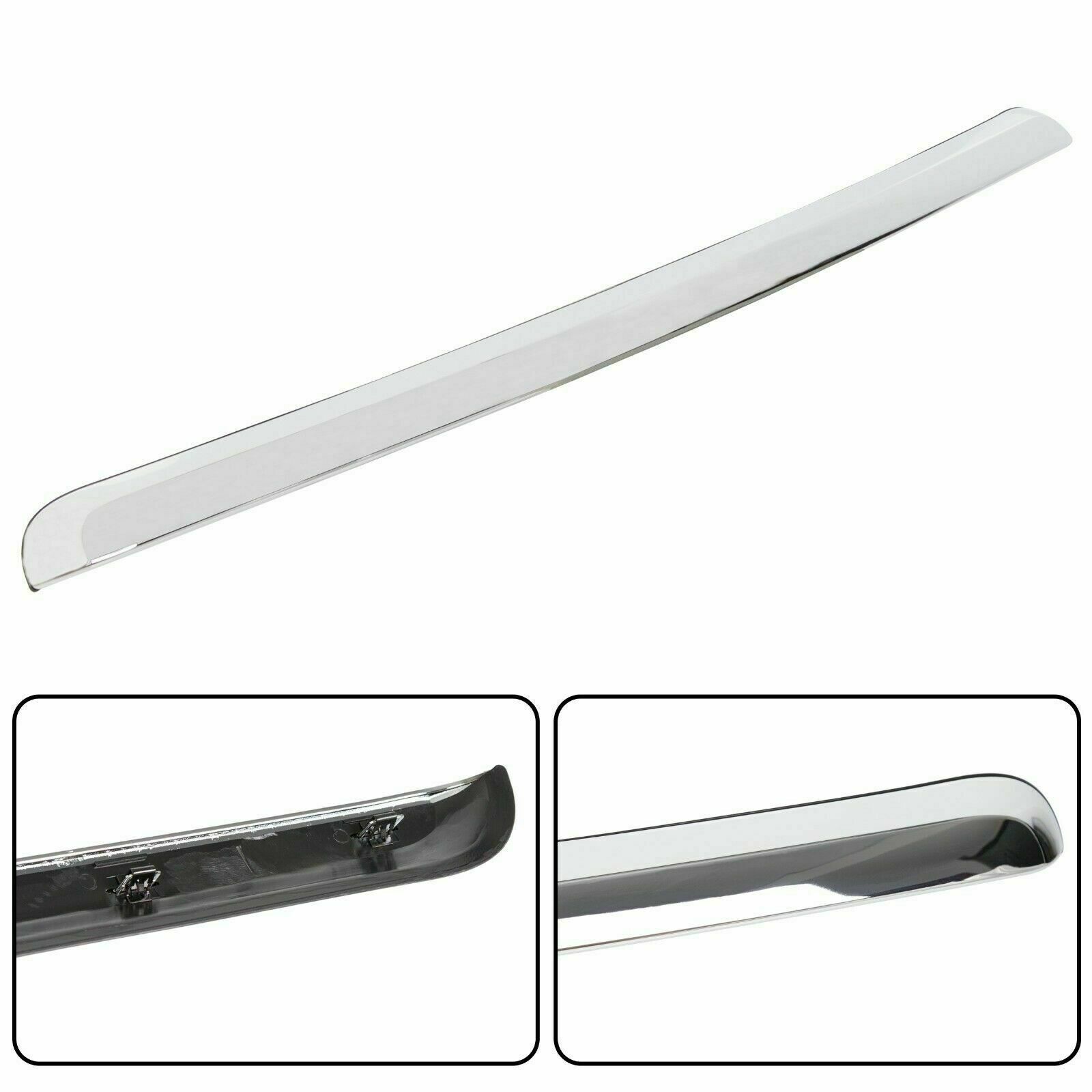 Chrome Hood Molding Trim Moulding For 07-13 GMC Sierra 1500 2500 3500 GM1235109