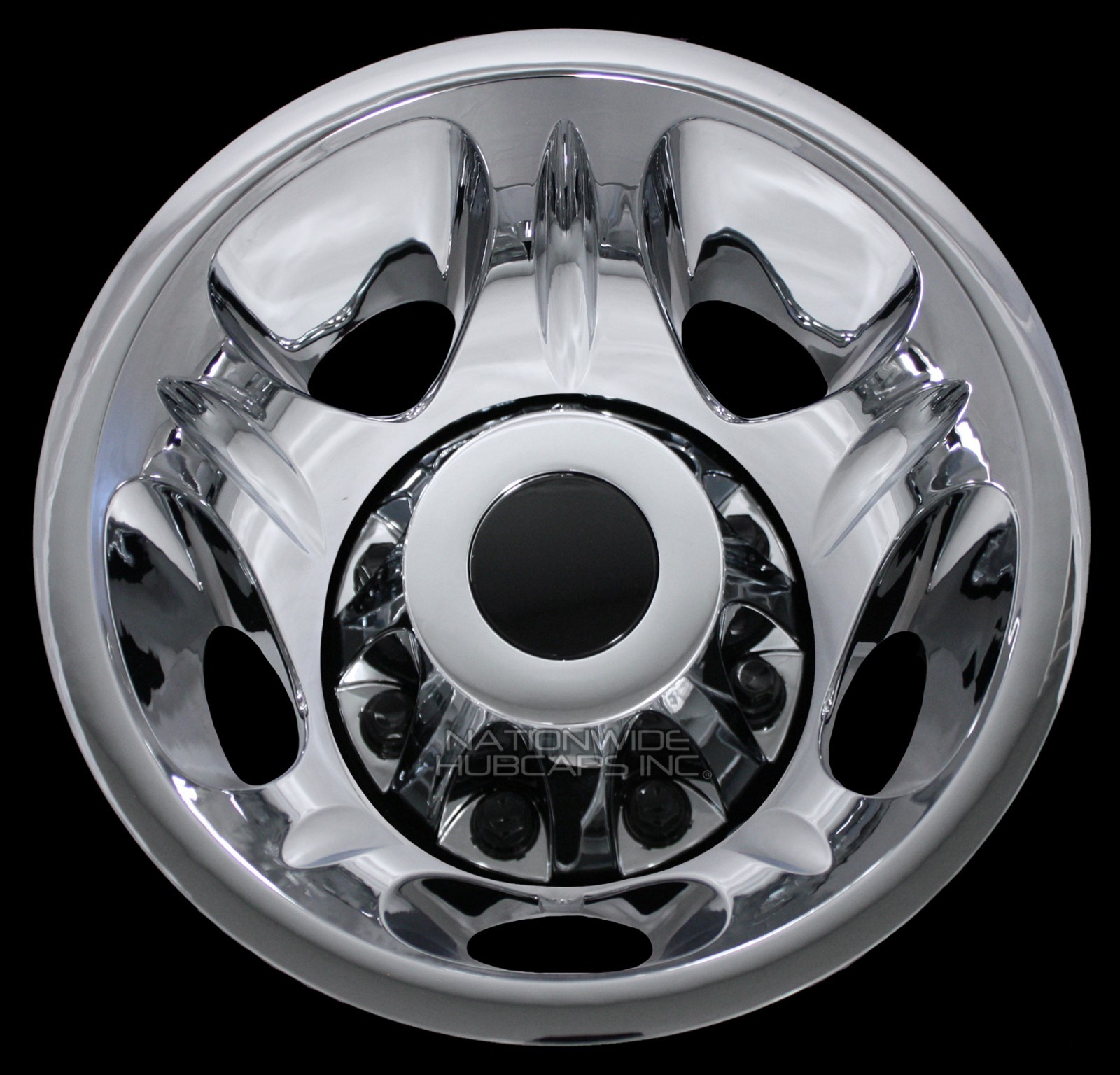 4 Chrome 2011-2024 Silverado 3500 17" Dually Wheel Simulators Dual Rim Liners