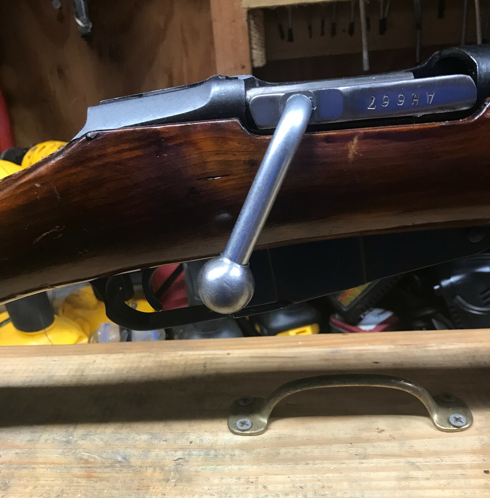 Mosin Nagant Bent/Sniper WWII Style Handle Custom Install Service "On Your Bolt"