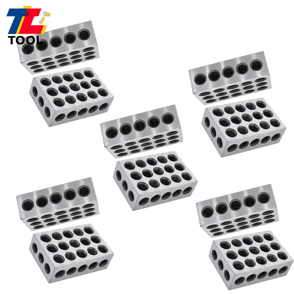 5 MATCHED PAIRS ULTRA PRECISION 1-2-3 BLOCKS .0001" MACHINIST 123 23 HOLES