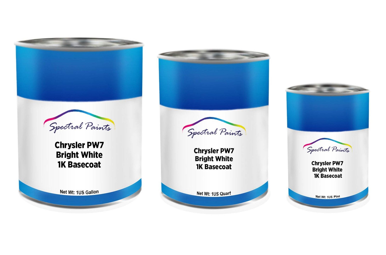 For Dodge Chrysler Jeep PW7 Gallon White Paint
