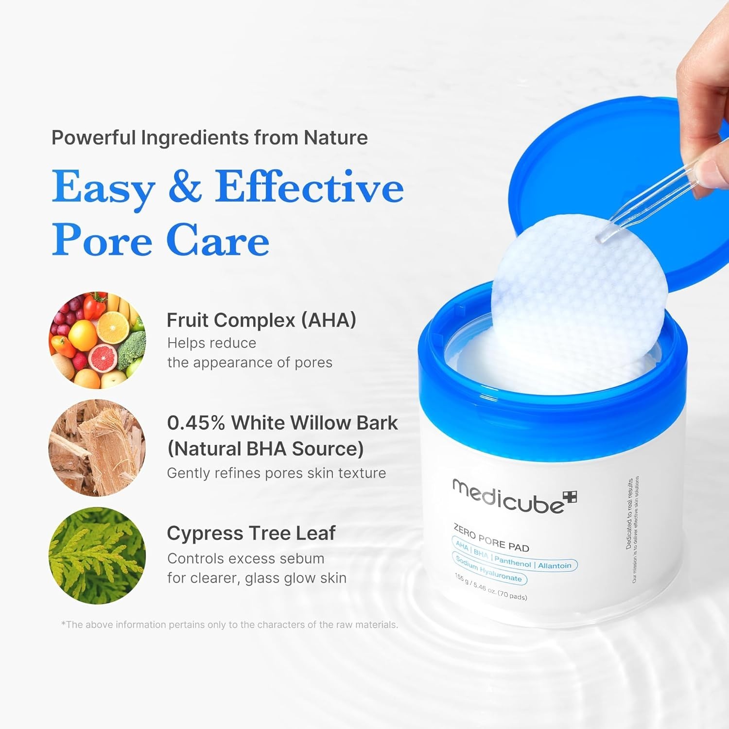 MediCube Zero Pore Pad 2.0 | Dual-Textured Exfoliating Toner Pads,Pore Refining