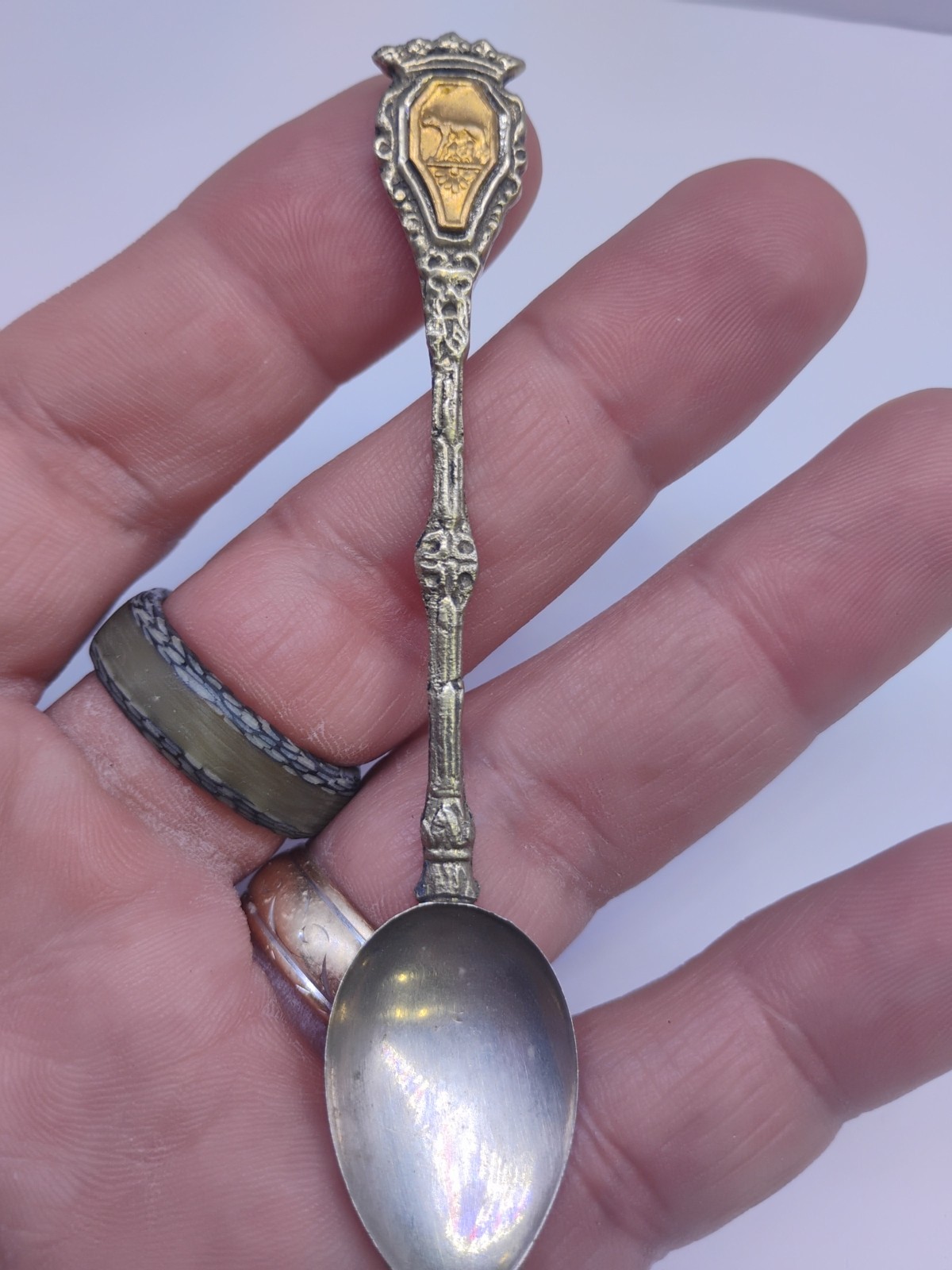 Vtg Figural Ornate Spoons Disney Italy Floral Pewter Silver Plate & More 25