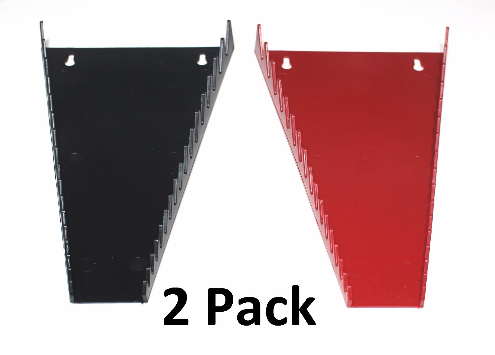 Wrench Organizer Storage Rack Tray Sorter Tool Box 16 Wrench Holder 2 Pack