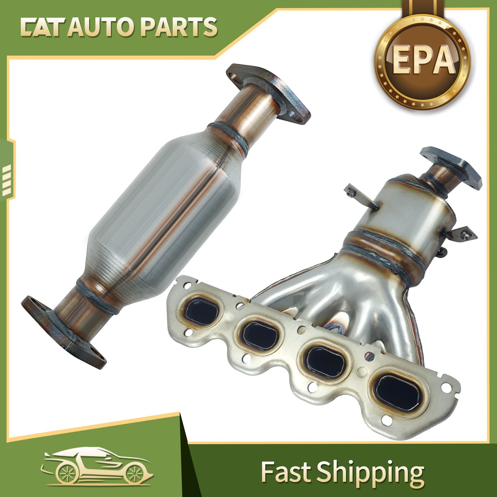 Set Catalytic Converter For Chevrolet Aveo /Chevy Aveo5 2009-2011 1.6L