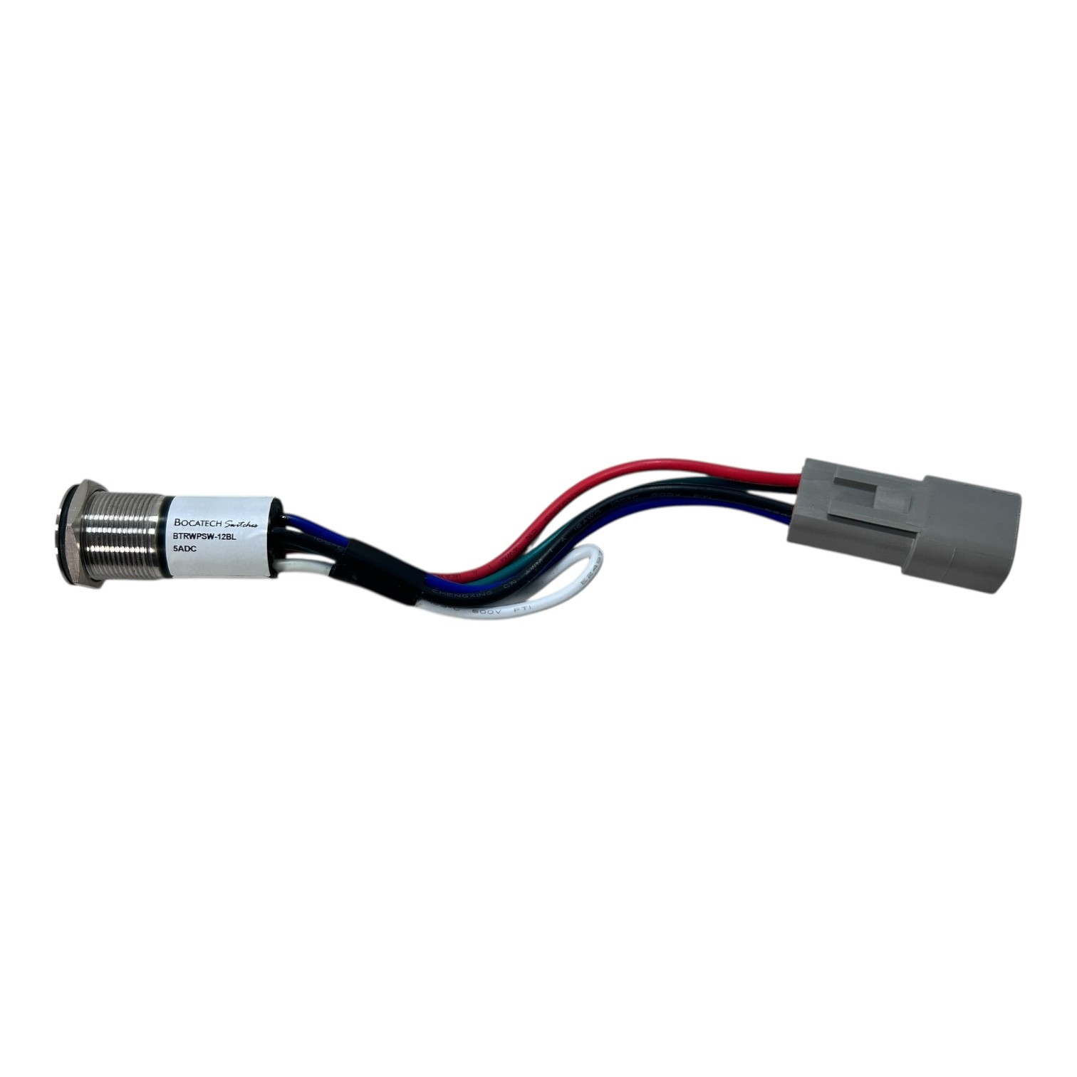 Bocatech BTRWPSW-12BL, Marine Mini Push Button Switch 5ADC