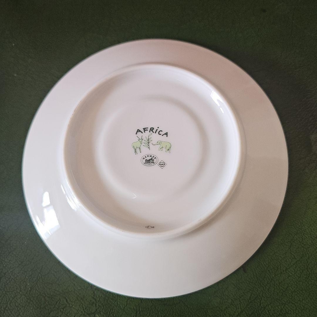 Hermes Vintage Porcelain Cup & Saucer Set White Used 2pc