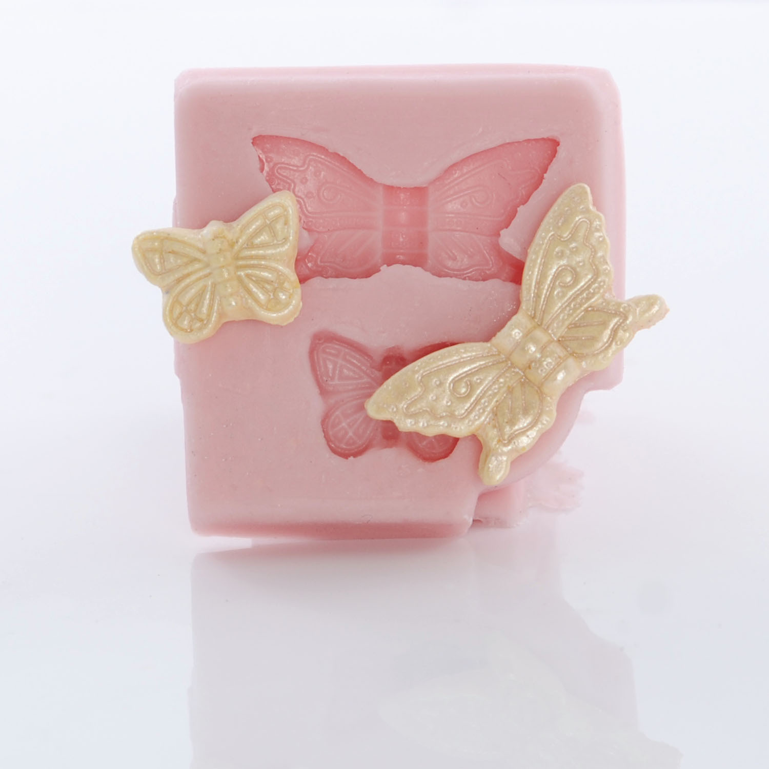 Silicone Butterfly Mold Food Safe Candy Mints Jewelry Charm Resin Clay Mold (871