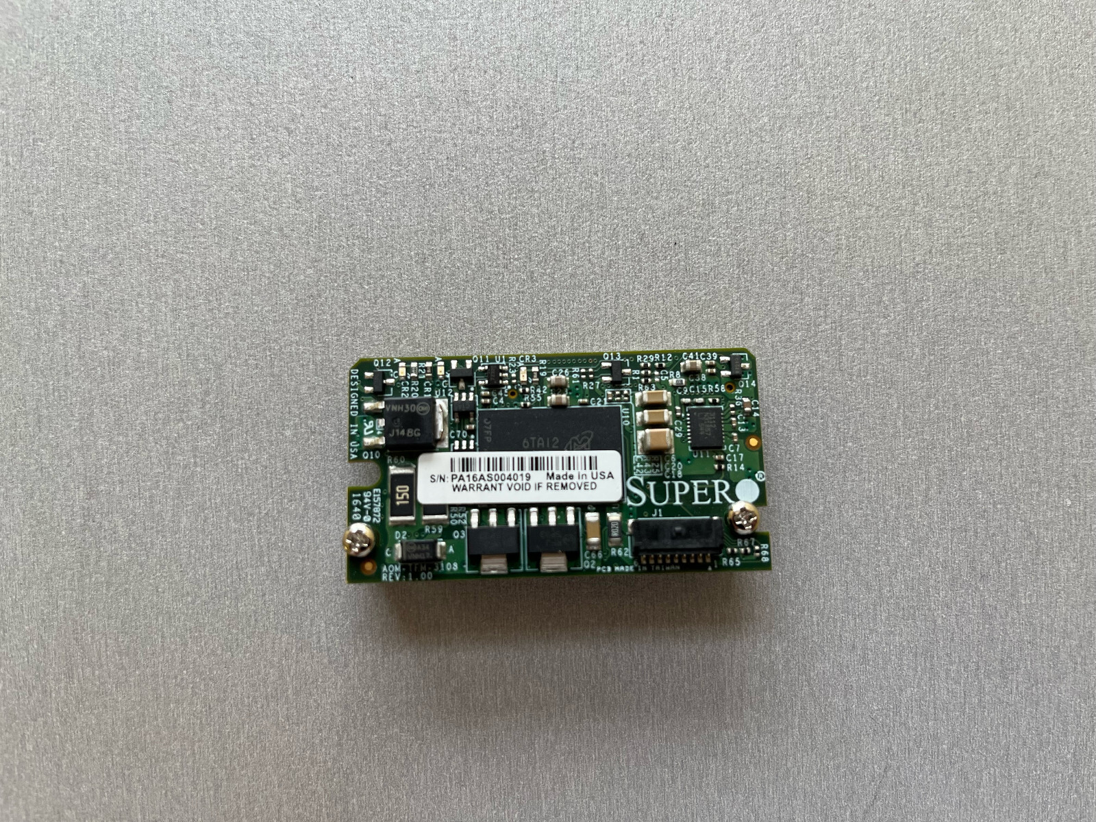 Supermicro BTR-TFM8G-LSICVM02 SuperCap/TFM for AOC-S3108L-H8ir AOM-S3108M-H8 SAS