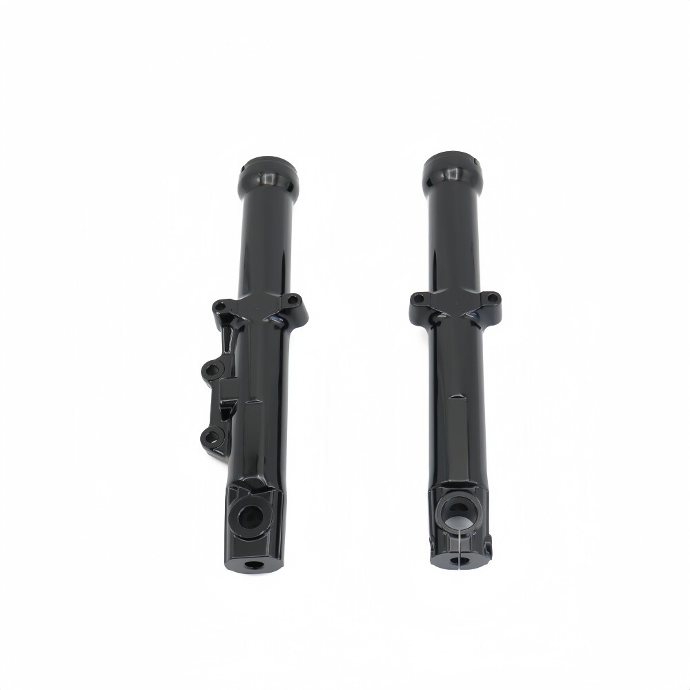 1 Pair Lower Fork Sliders Black For Harley Sportster XL1200T XL883L 2014-2020