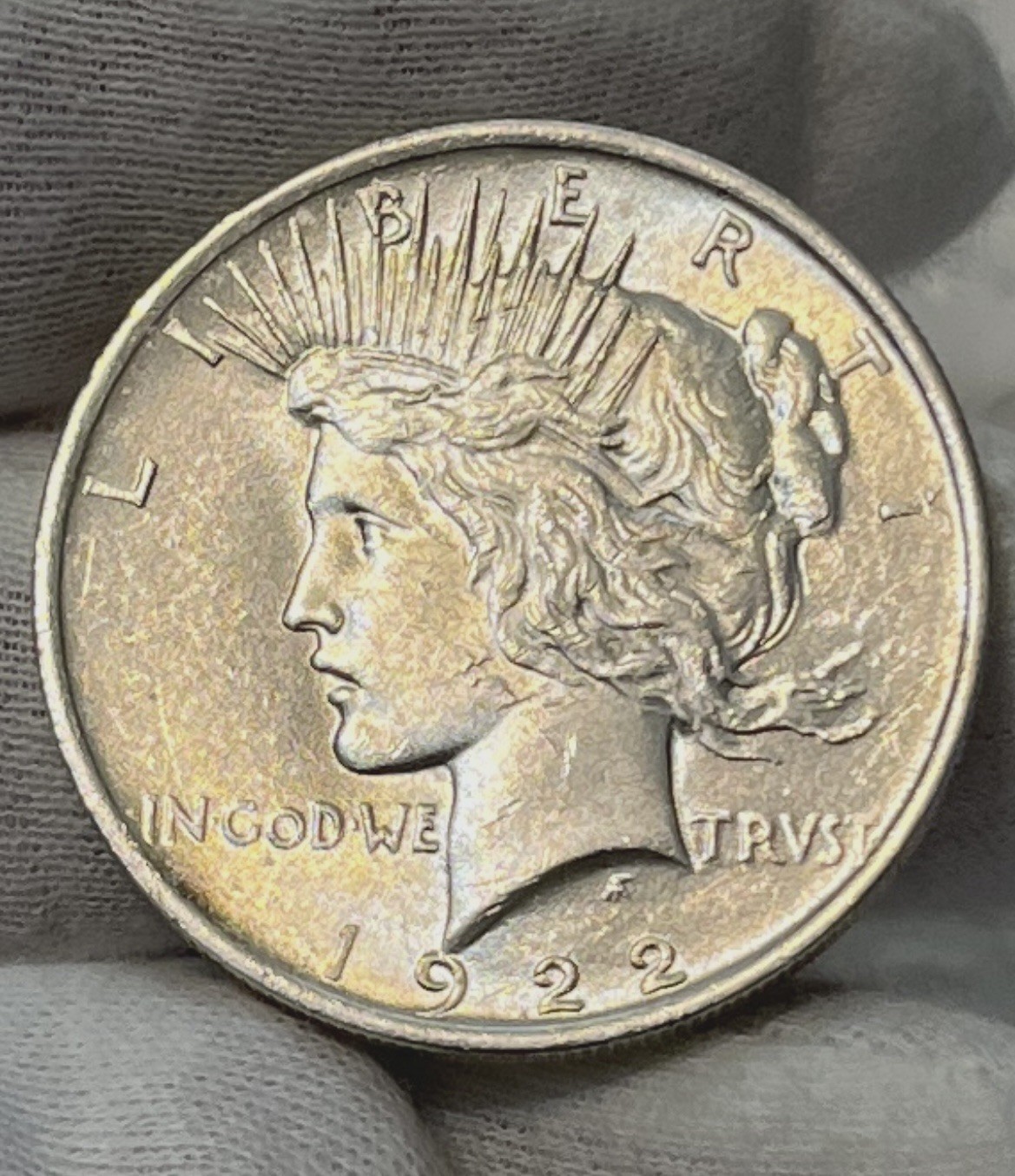 1922 P - 90% Silver Peace Dollar Brilliant Uncirculated BU