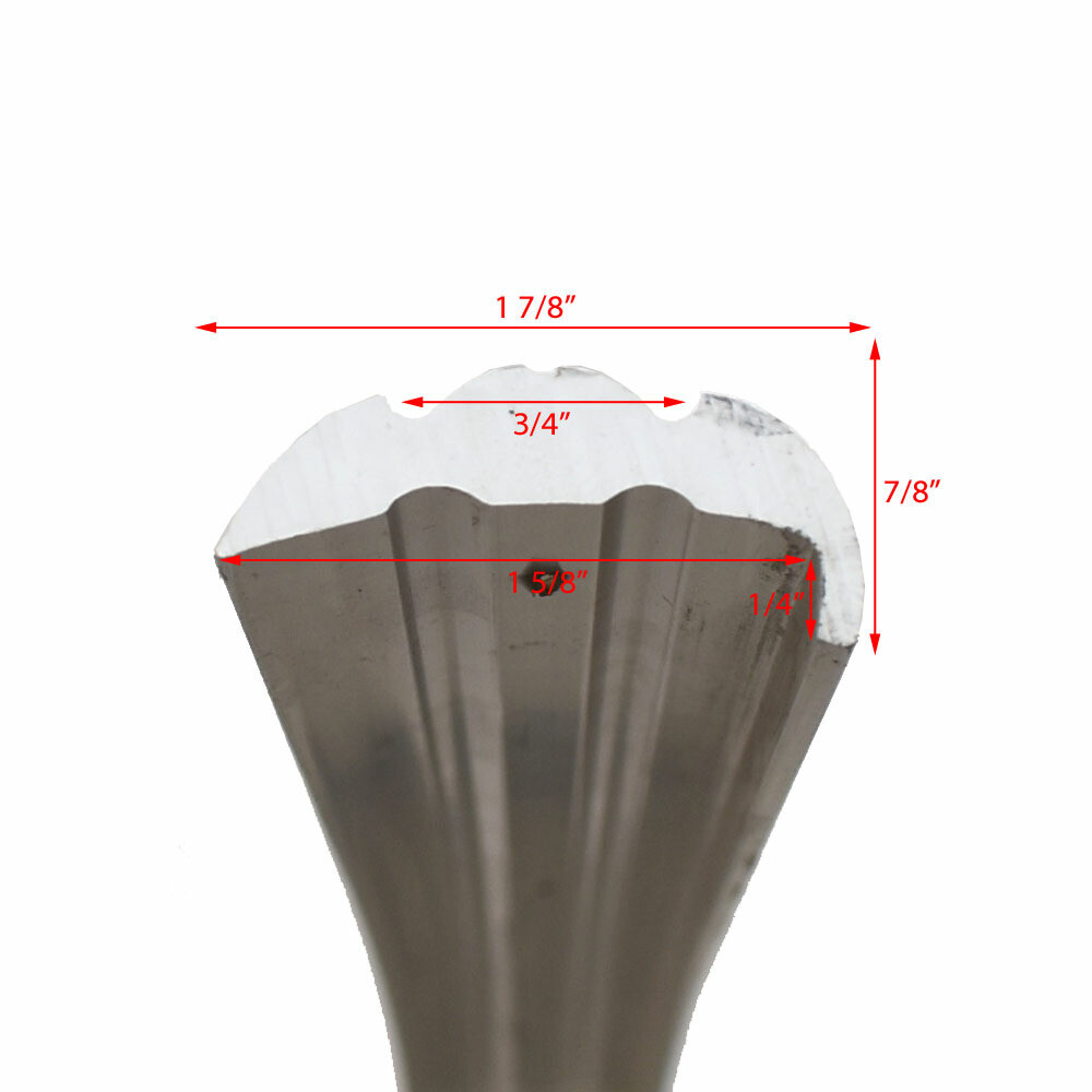 Boat Rub Rail 1952915 | Semi-Rigid 1 7/8 x 7/8 Inch White (16FT)