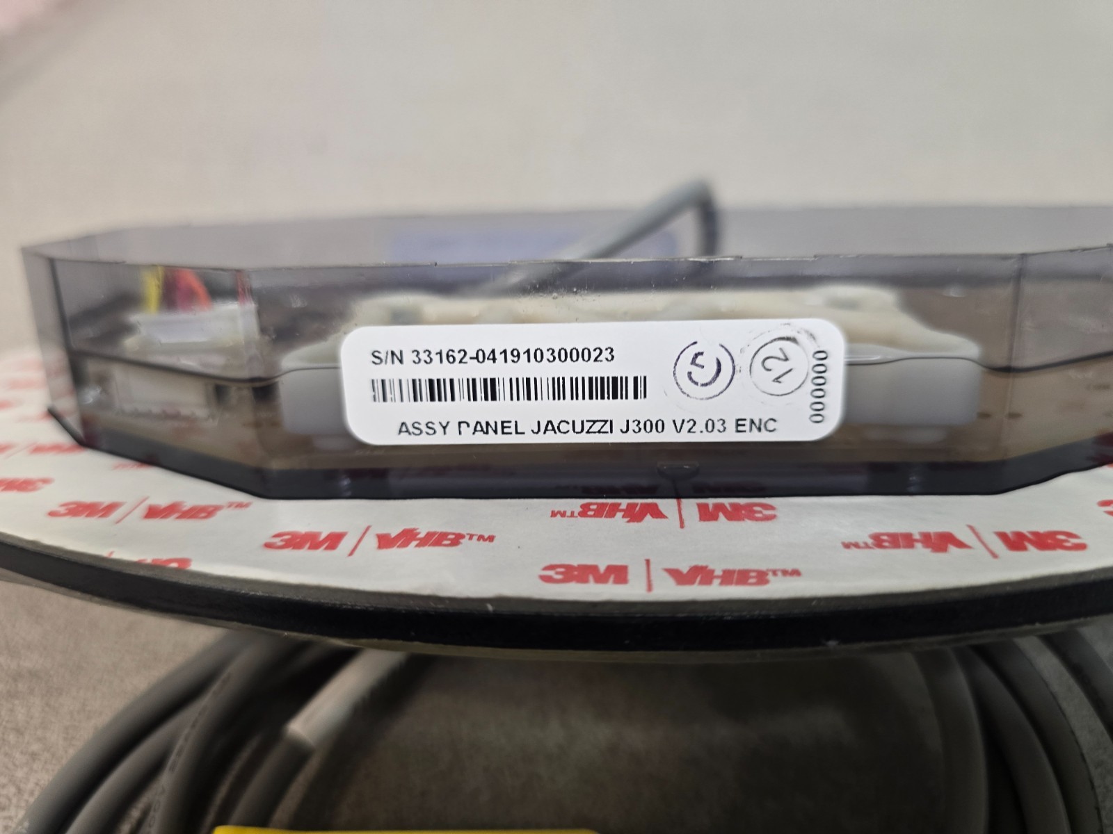 Jacuzzi Top Side Control Panel J-300 2-Pump 6600-383