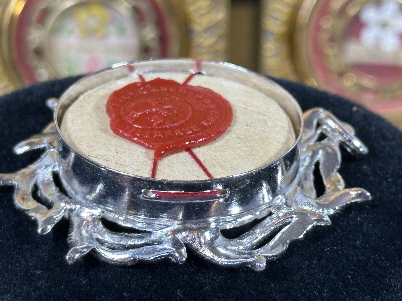 Reliquary Relic Custom Made 19 Saints True Cross, Crown Thorns, Evangelists